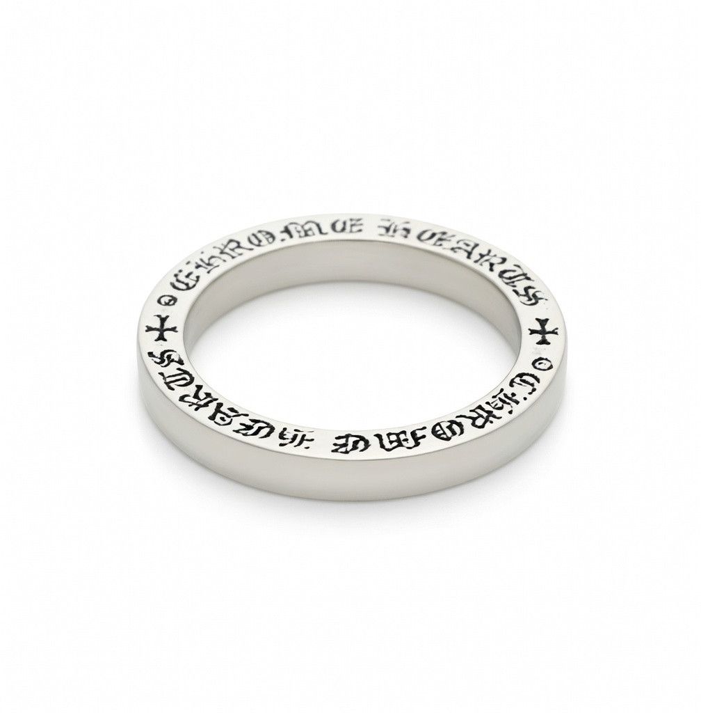 Chrome Hearts CHROME HEARTS 3MM SPACER RING US 10 Size ONE SIZE - 1 Thumbnail