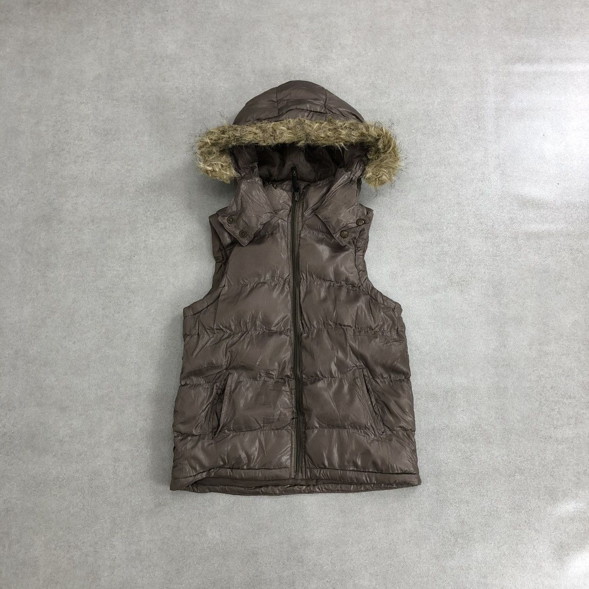 If Six Was Nine 2000s Cinema Gothic Lgb Goa Punk Style Down Jacket Fur Vest Size US S / EU 44-46 / 1 - 2 Thumbnail