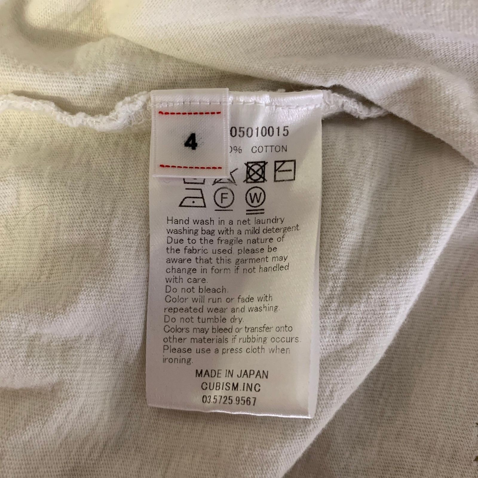 Visvim VISVIM Size L White Distressed Cotton Crew-Neck T-shirt Size US XL / EU 56 / 4 - 7 Thumbnail