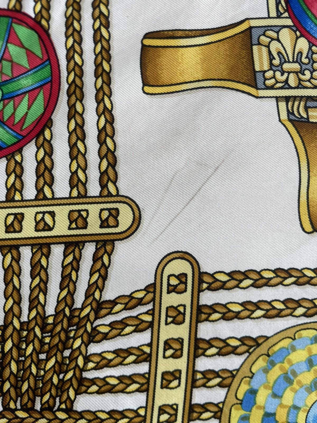 Hermes Hermès Carre 90 LES RUBANS DU CHEVAL - Horse Ribbon Scarf Size ONE SIZE - 11 Thumbnail