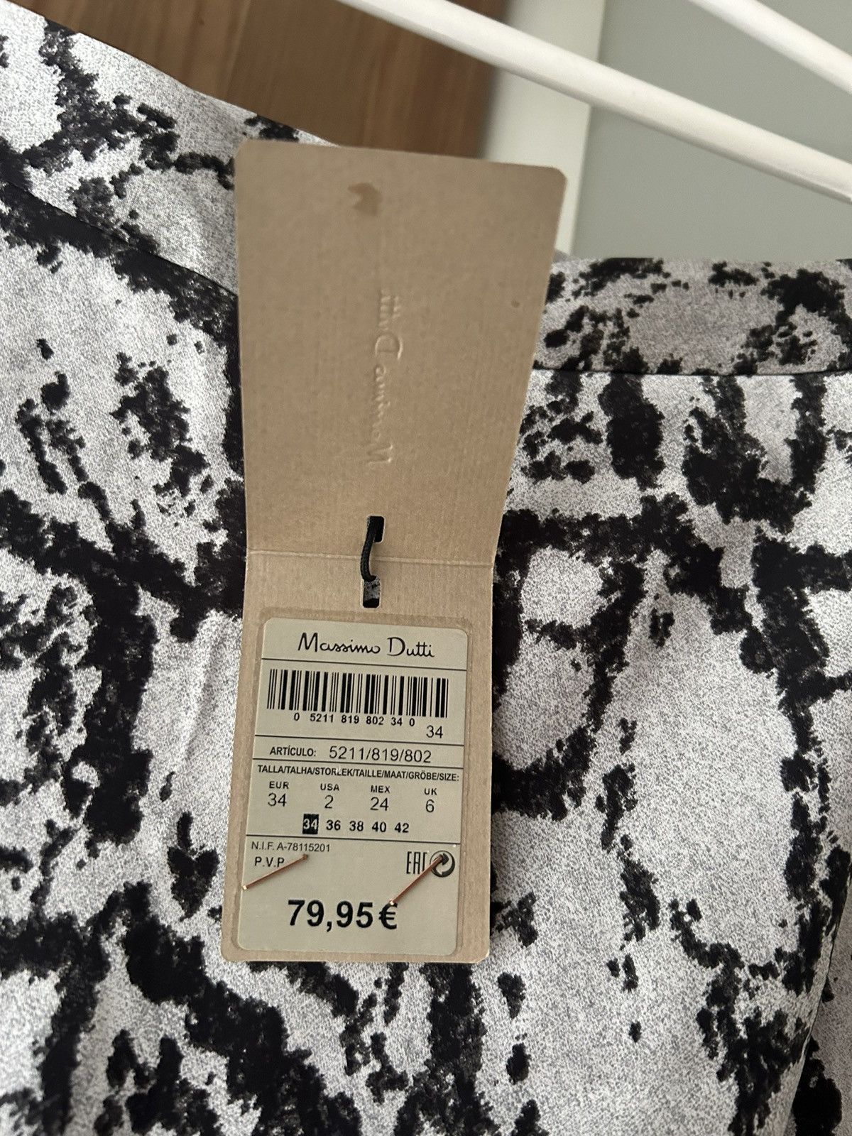 Massimo Dutti Silver skirt Size 24" / US 00 / IT 34 - 3 Thumbnail