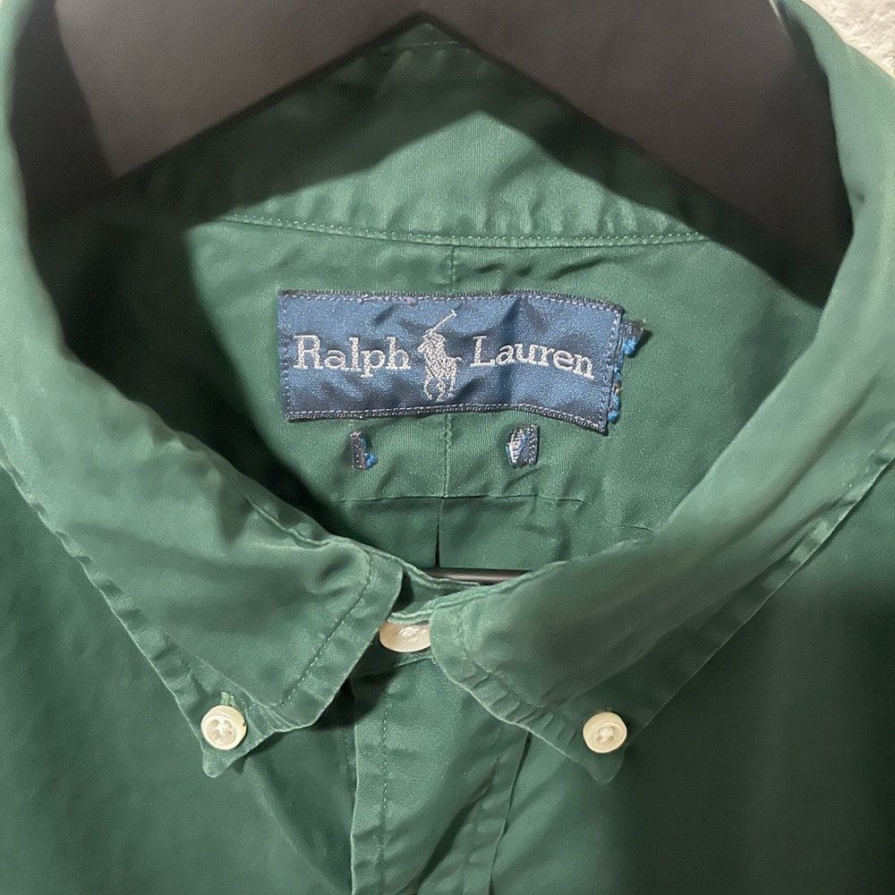 Polo Ralph Lauren Ralph Lauren Forrest Green Men's Shirt Size US L / EU 52-54 / 3 - 2 Thumbnail
