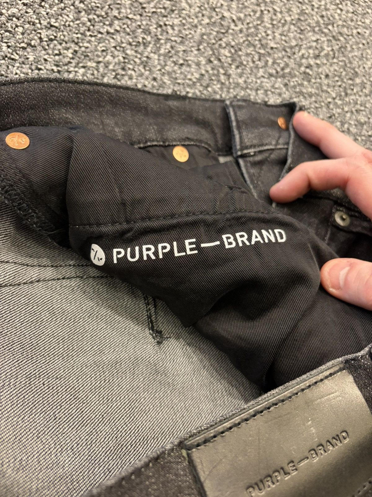 Purple Brand Purple Brand Distressed Paint Splatter Jeans Size US 32 / EU 48 - 6 Thumbnail