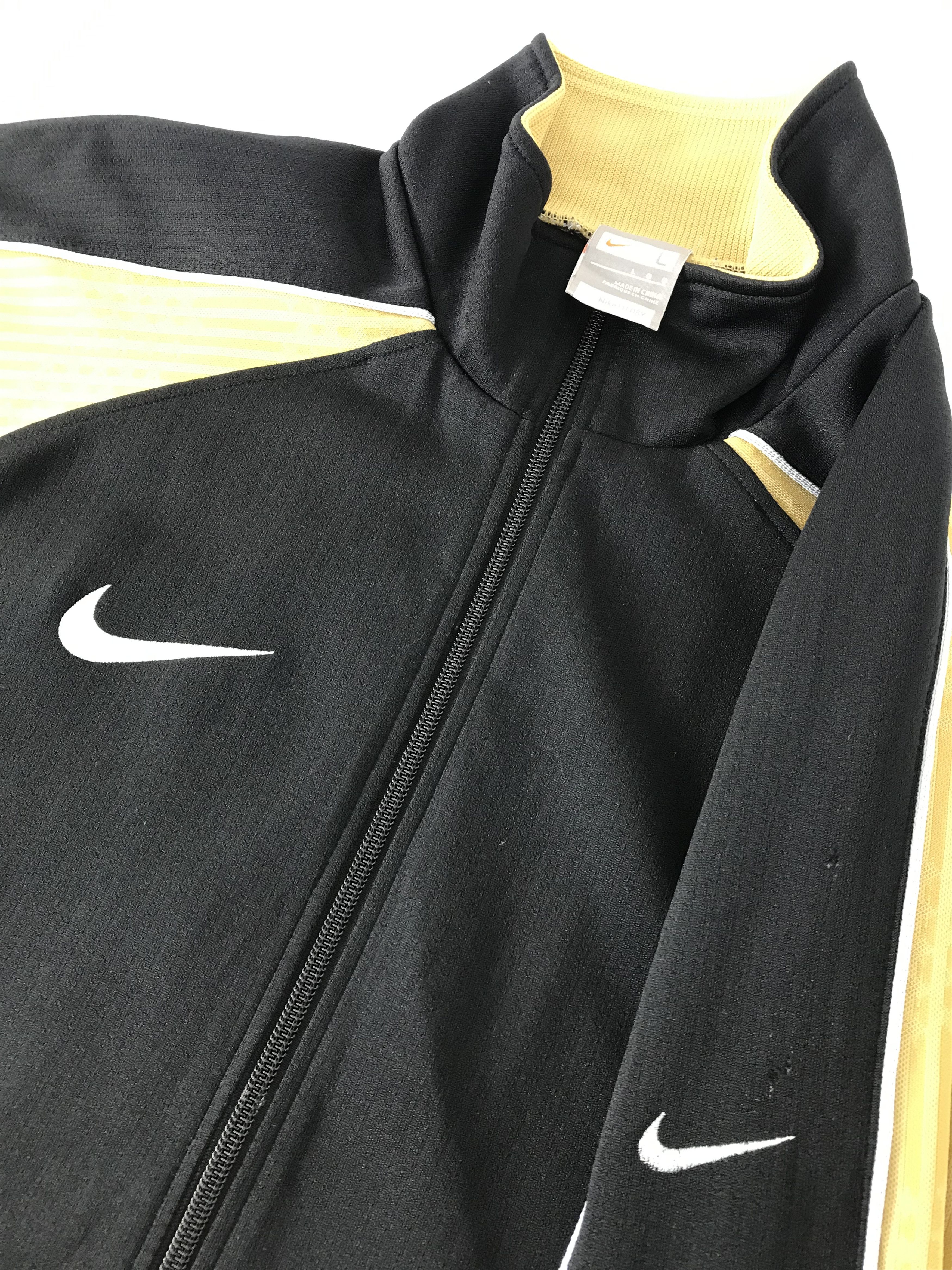 Nike Jerseys Nike Two Tones Colour Zipper Up Long Sleeve Shirt Size US M / EU 48-50 / 2 - 6 Thumbnail