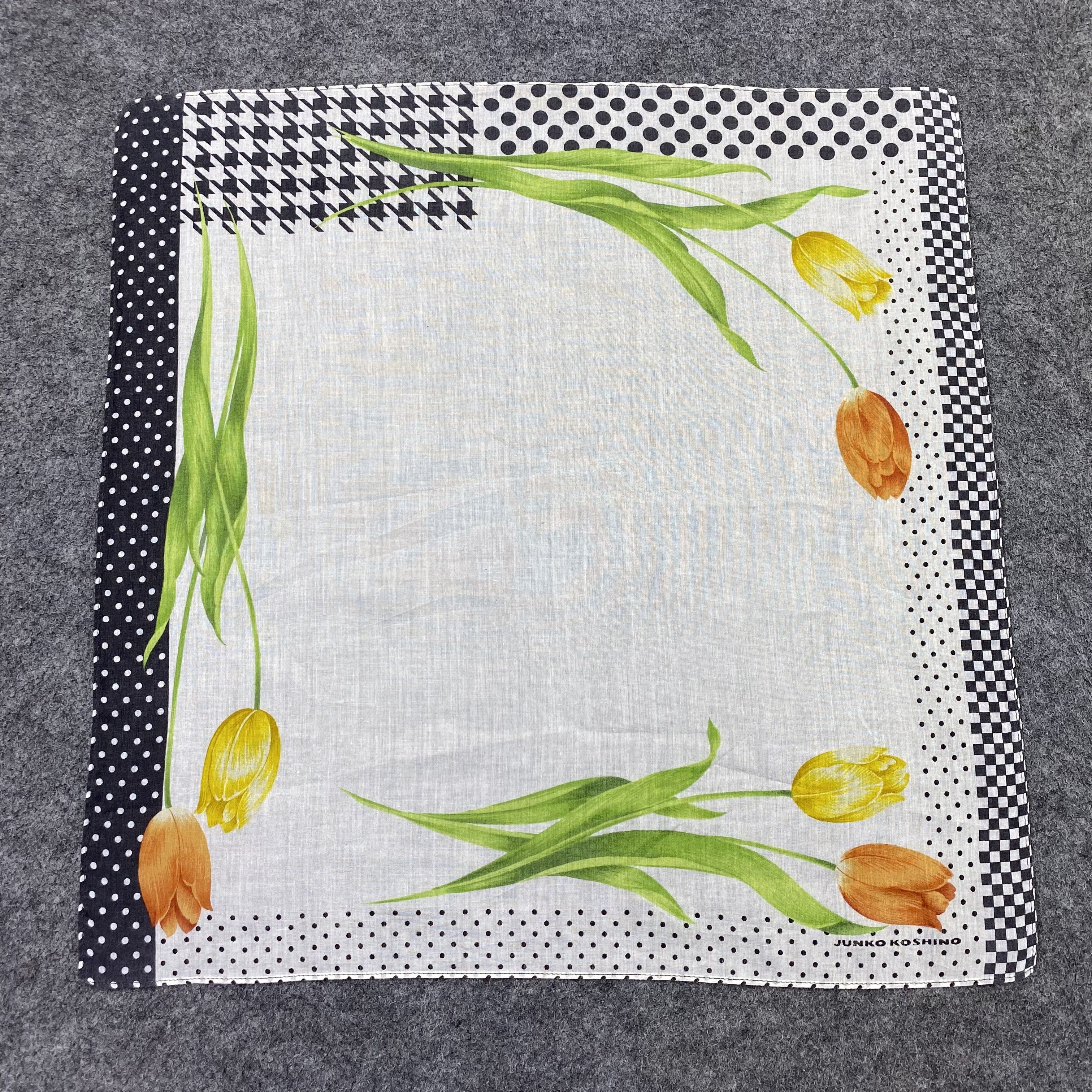 Japanese Brand Junko Koshino Handkerchief / Bandana / Neckerchief-B2362 Size ONE SIZE - 3 Thumbnail