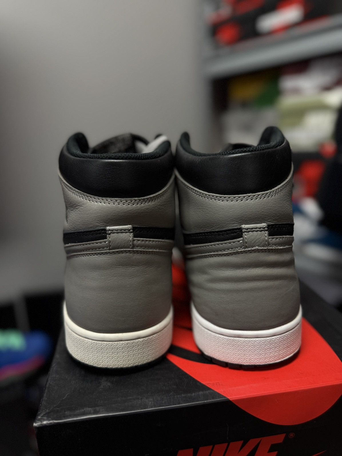 Jordan Brand × Nike Jordan 1 High Shadow Toe (2018) Size 14 Pre Owned Size US 14 / EU 47 - 8 Thumbnail