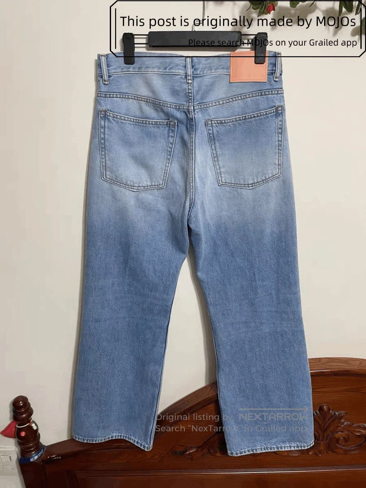 Acne Studios W31L30 Acne Studios 2021M Heavy Washed Fading Denim. Size US 31 - 2 Thumbnail