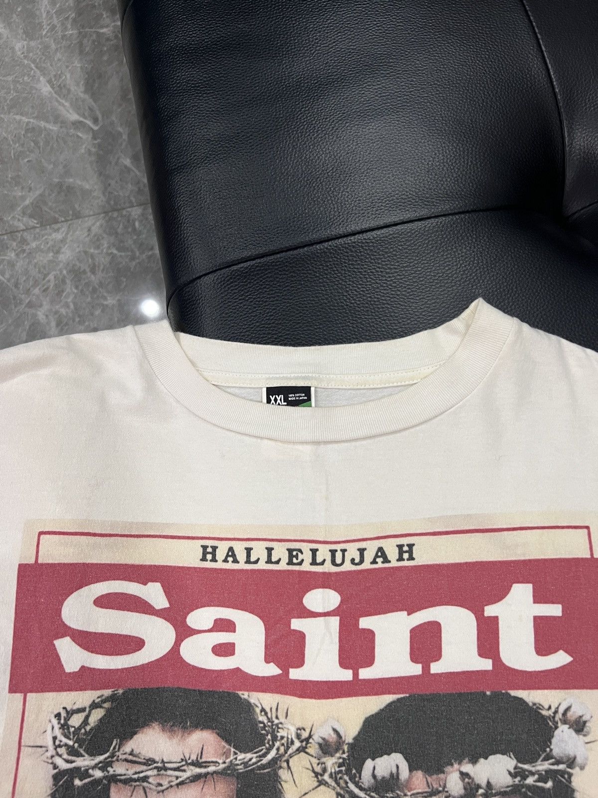 Saint Michael SAINT Mxxxxxx by Denim Tears SS22 Black & White Portrait Pos Size US XXL / EU 58 / 5 - 4 Thumbnail