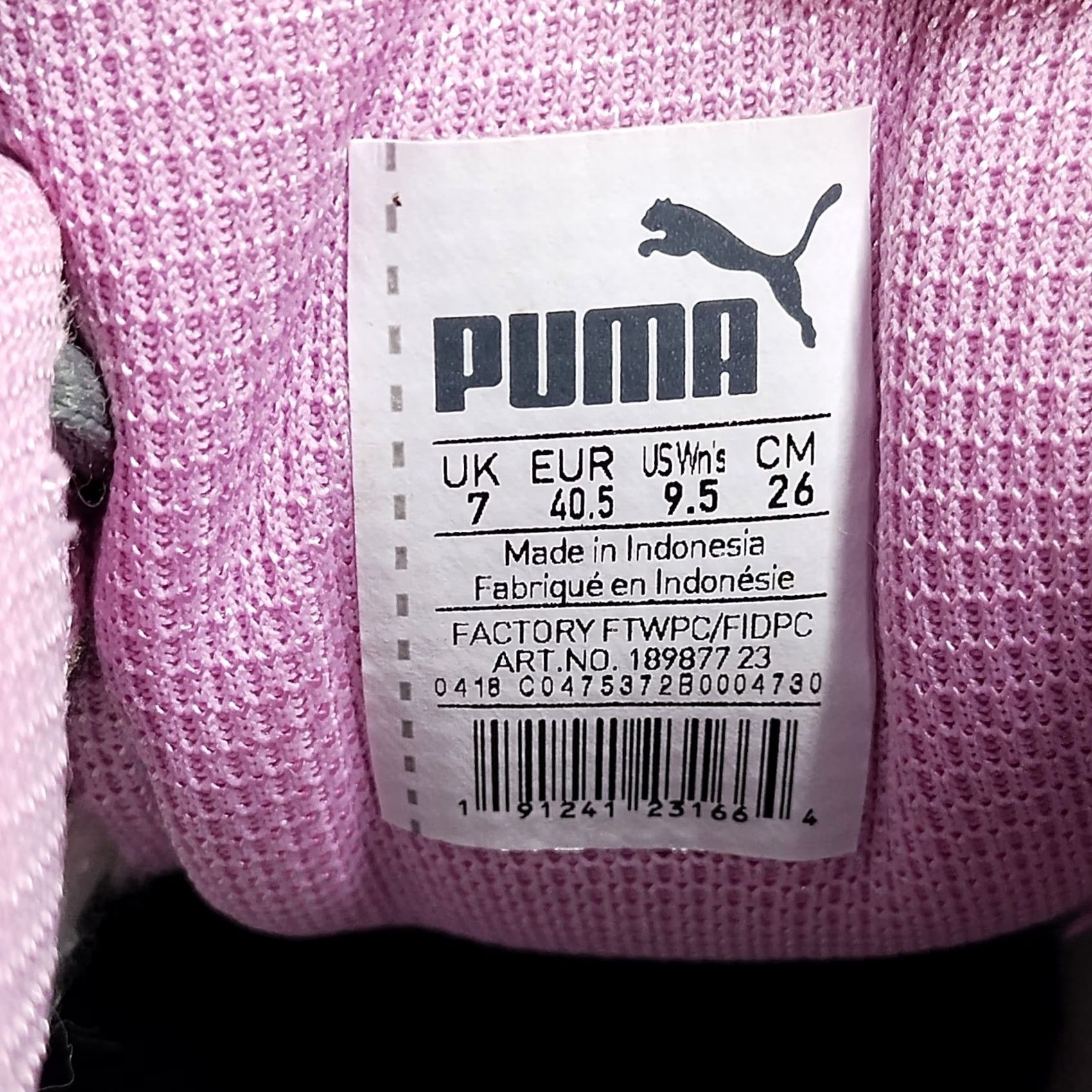 Puma Puma Tazon 6 SL Sneakers Womens Size 9.5 Gray Pink Athletic Running Lace Up Size US 10 / IT 40 - 8 Thumbnail