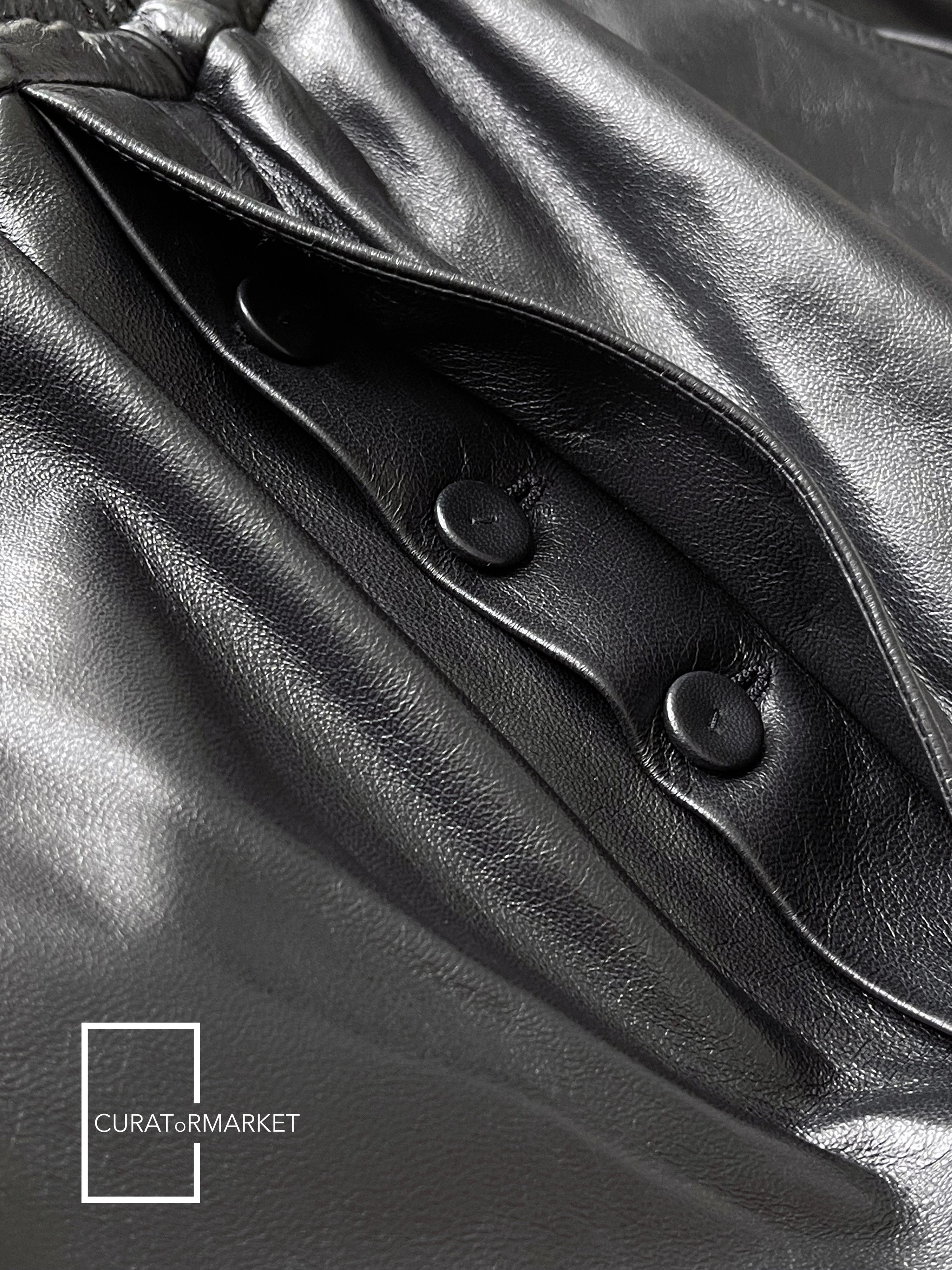 Jil Sander EU46 $4000 Butter Soft Ovine Lamb Leather Runway Shorts SS24 Size US 30 / EU 46 - 11 Thumbnail