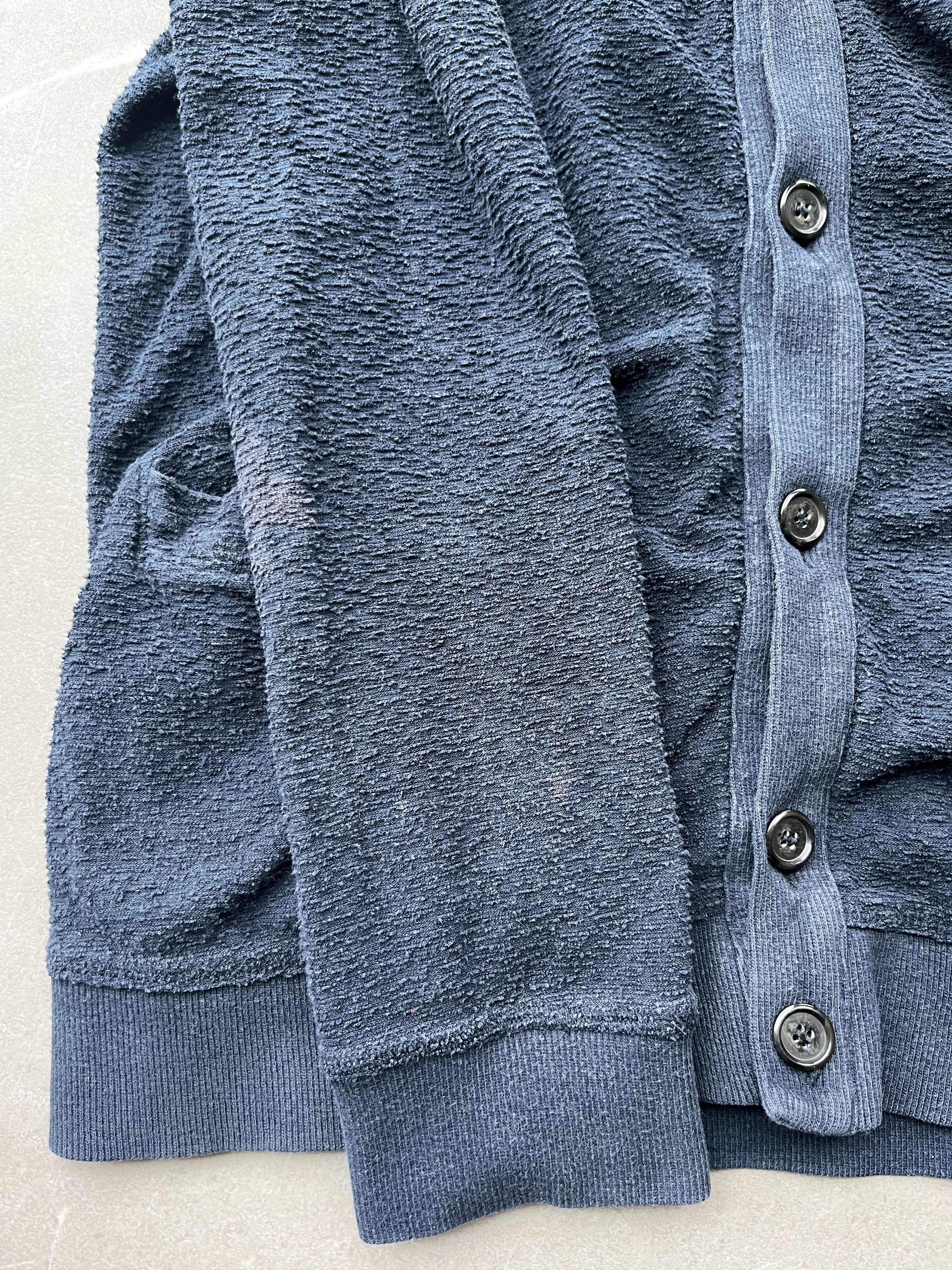 A.P.C. A.P.C. France Mens Japan Made Cotton Terry Cardigan Sweater Size US S / EU 44-46 / 1 - 9 Thumbnail