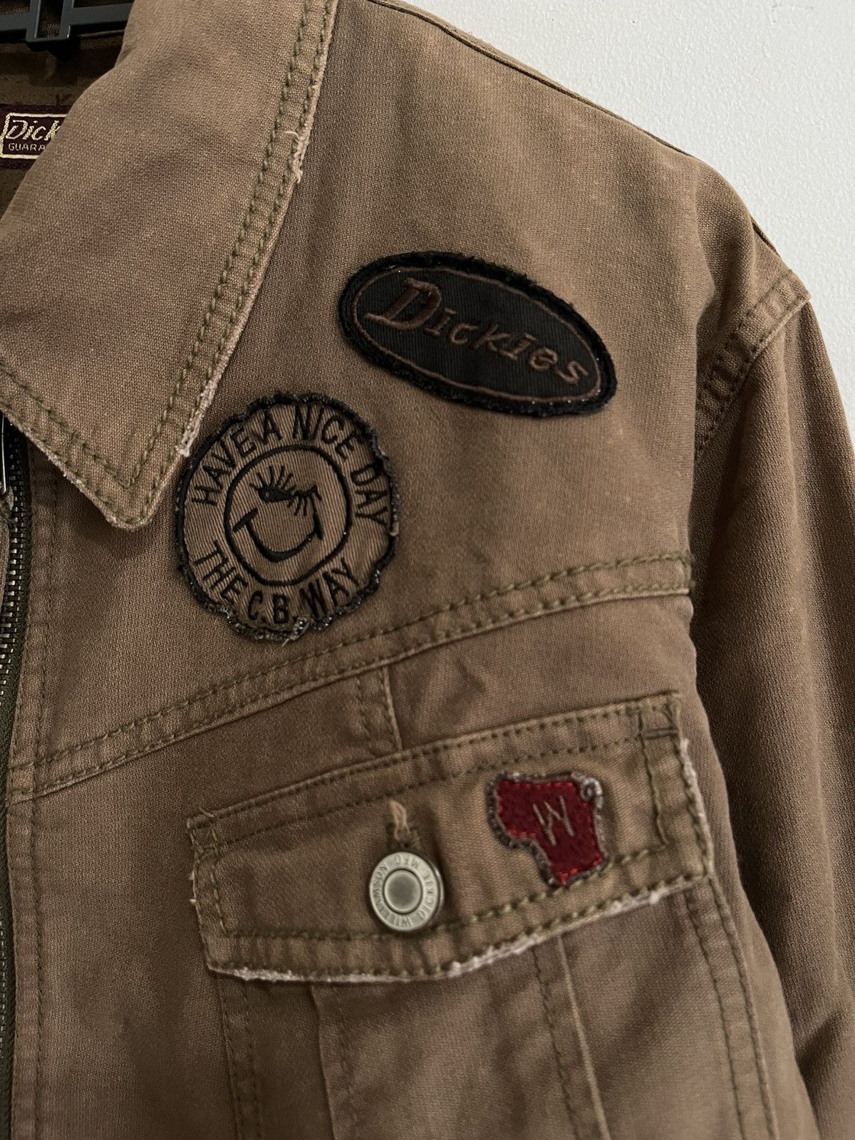 Dickies × Vintage VINTAGE DICKIES BIKER JACKET Size US XL / EU 56 / 4 - 4 Thumbnail