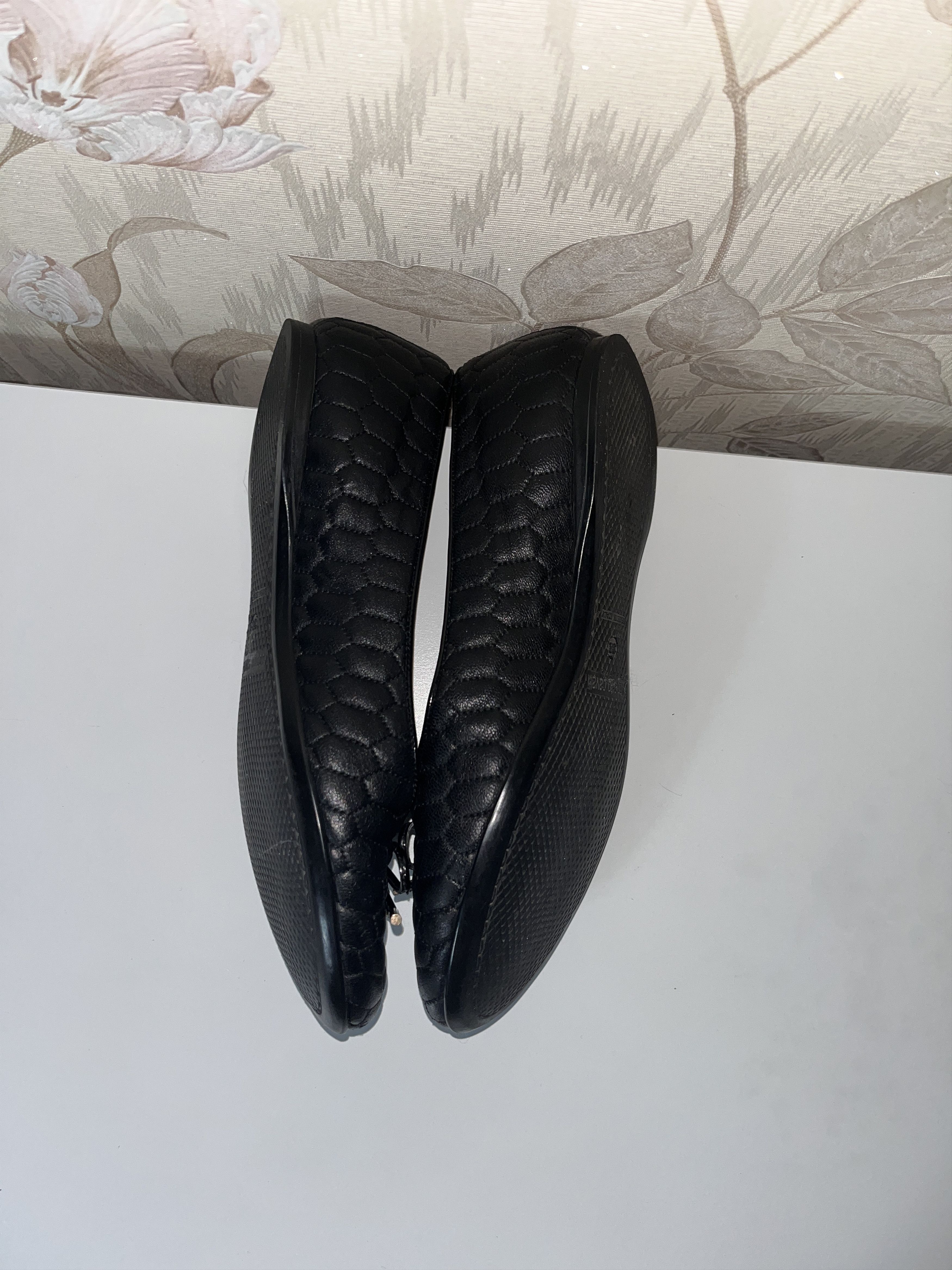 Roberto Cavalli Roberto Cavalli Just Cavalli Black Ballet Flats - Size 38 Size US 7 / IT 37 - 8 Thumbnail