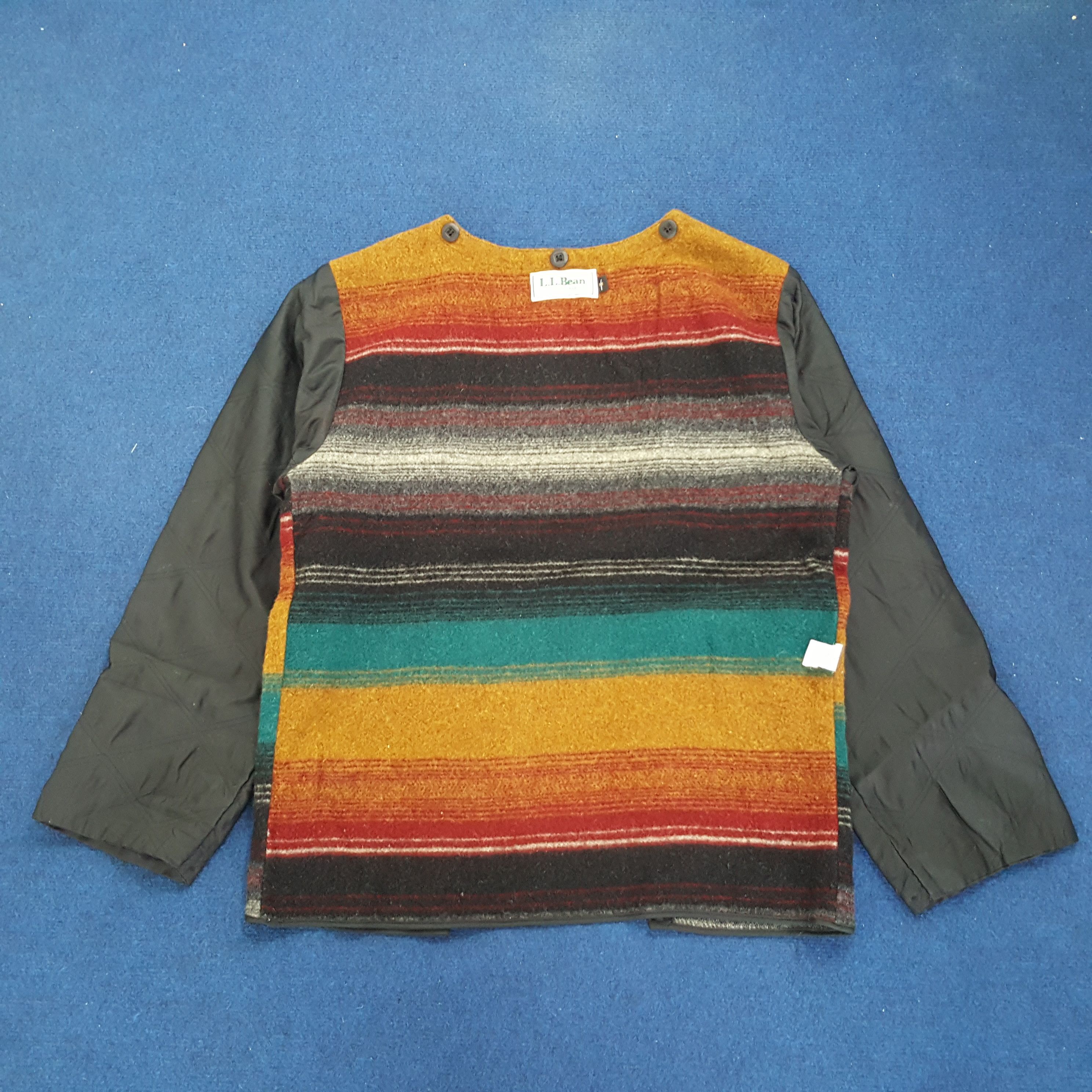 L.L. Bean × Vintage L.L. Bean Colourful Striped Cardigan Size US M / EU 48-50 / 2 - 3 Thumbnail