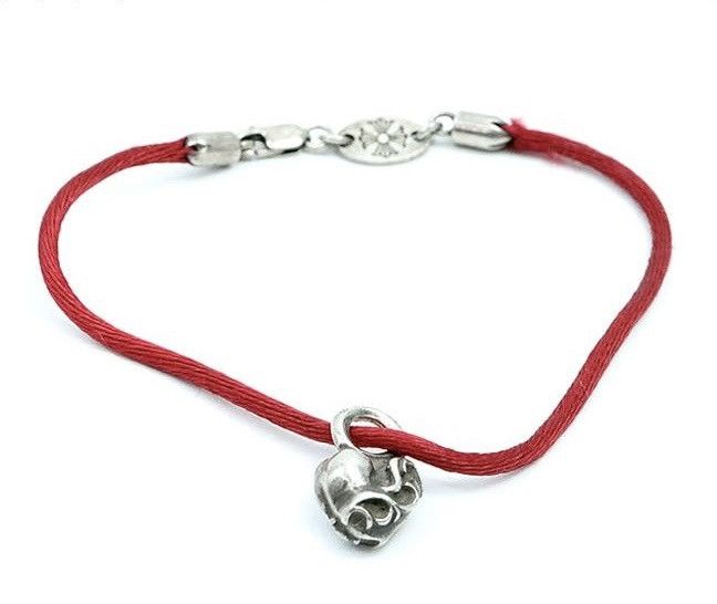 Chrome Hearts Chrome Hearts KZ Heart Silk Bracelet Size ONE SIZE - 1 Thumbnail