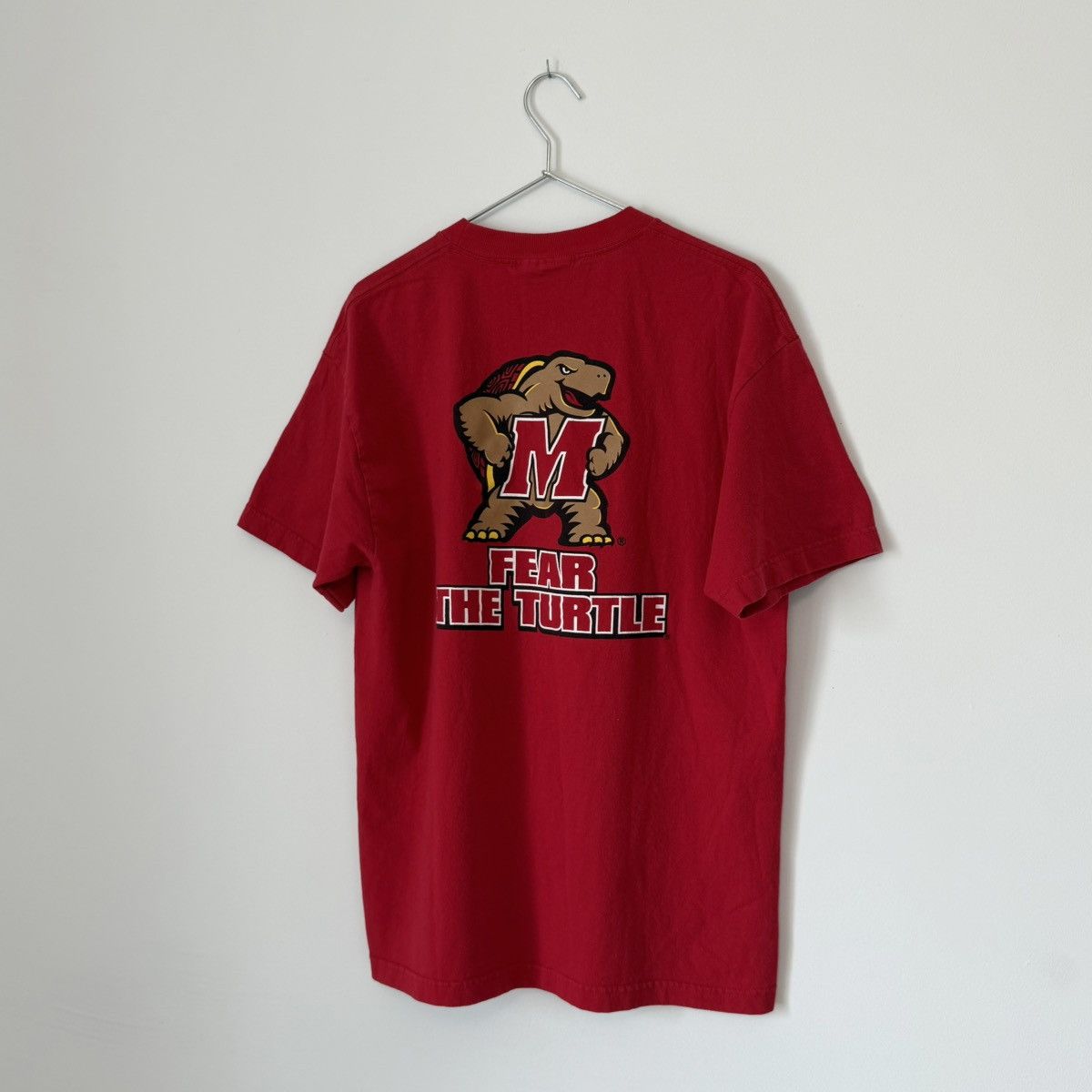 Vintage Vtg 2000s University of Maryland Terps College Tee UMD Y2K Size US L / EU 52-54 / 3 - 5 Thumbnail