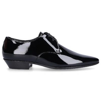 Saint Laurent Paris o1bcso1str1124 Jonas Laced Derbies in Black Size US 11 / IT 41 - 1 Thumbnail