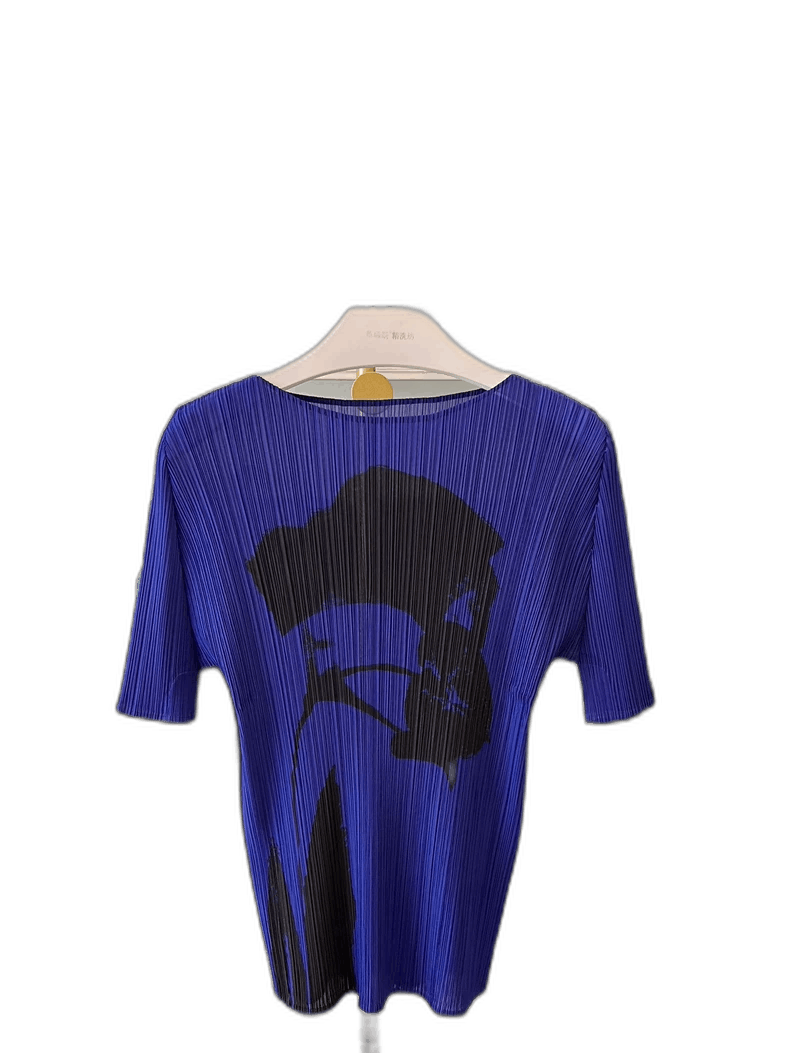 Issey Miyake Issey Miyake Electric Blue Top-yf Size US M / EU 48-50 / 2 - 1 Thumbnail