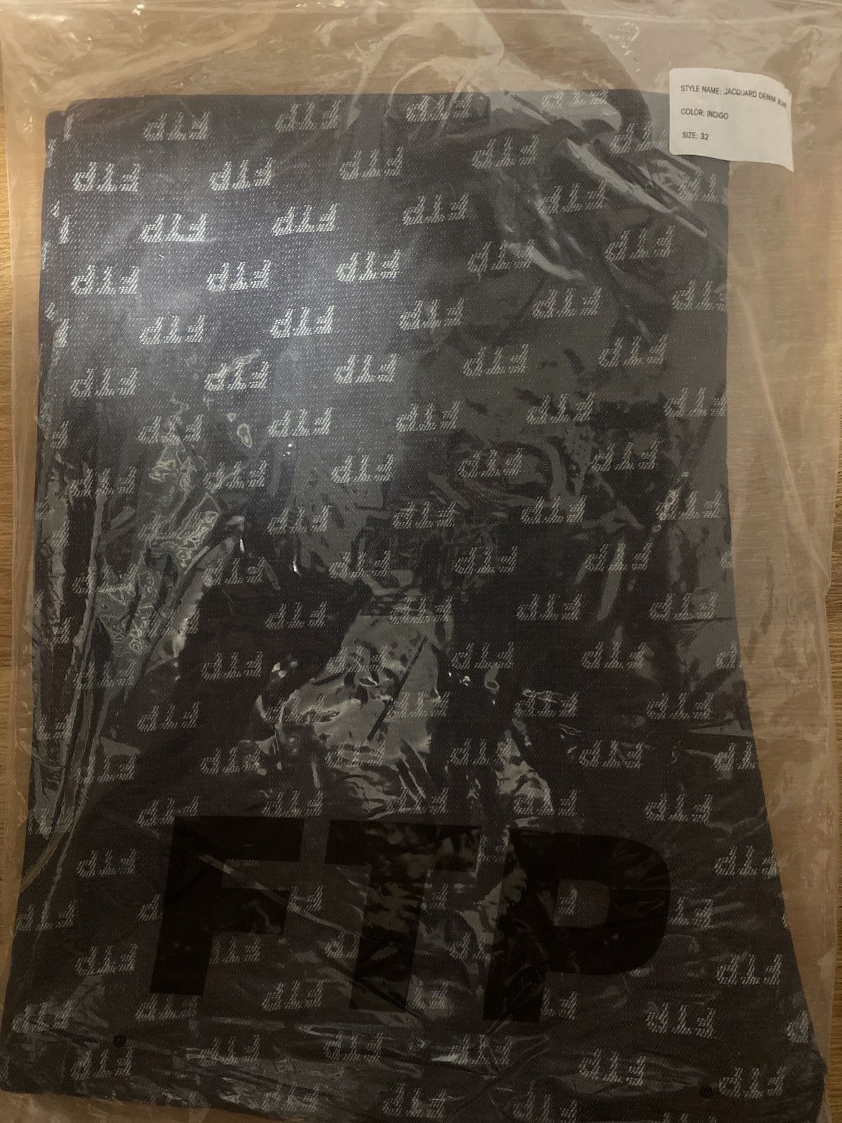 Fuck The Population FTP - Jacquard Denim Logo Trucker Pants Size US 34 / EU 50 - 6 Thumbnail