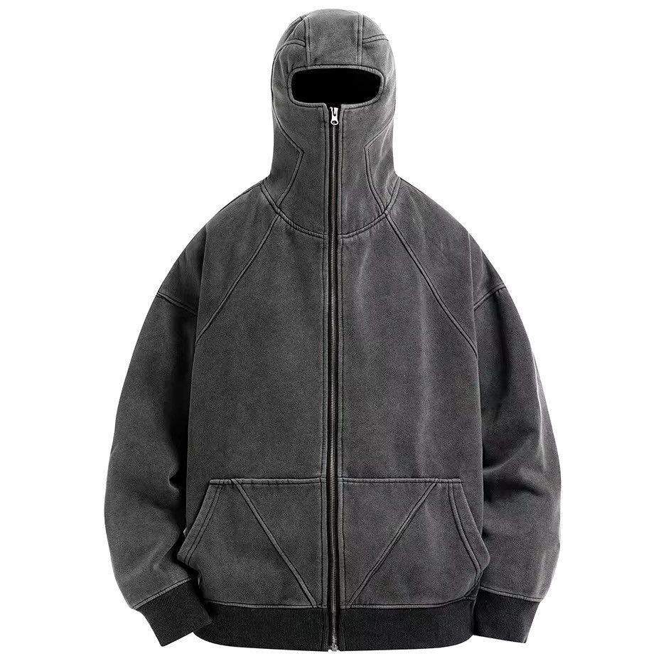 Designer × Vintage Streetwear Design Zipper Loose Hoodie Sweatshirt Size US M / EU 48-50 / 2 - 1 Thumbnail