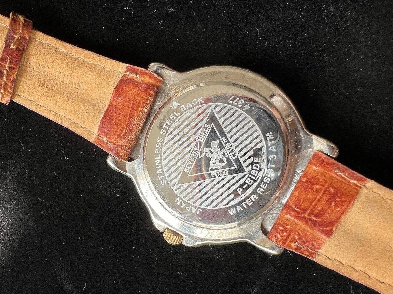 Designer Vintage Us Polo Watch Working New Battery Size ONE SIZE - 4 Thumbnail