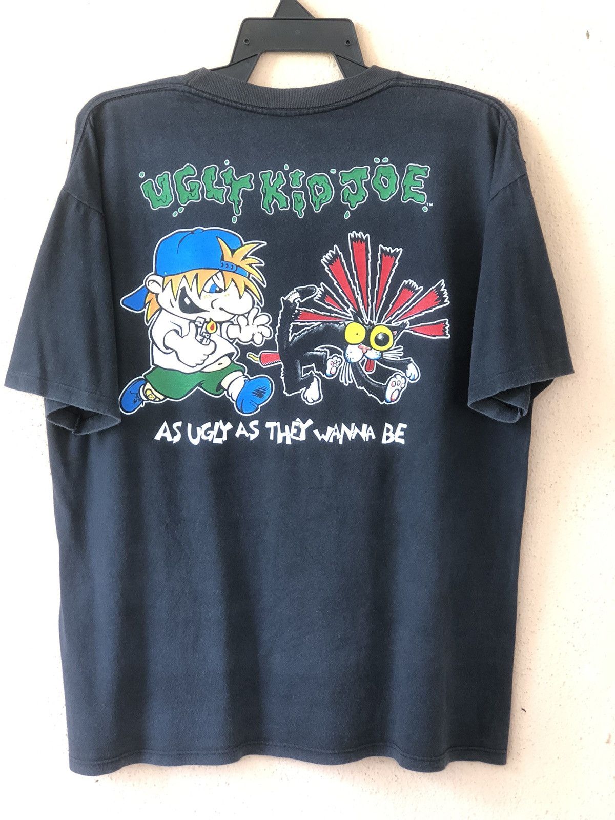 Band Tees × Vintage Vintage 90s UGLY KiD JOE Rare Rock Band Tee Size US L / EU 52-54 / 3 - 1 Thumbnail