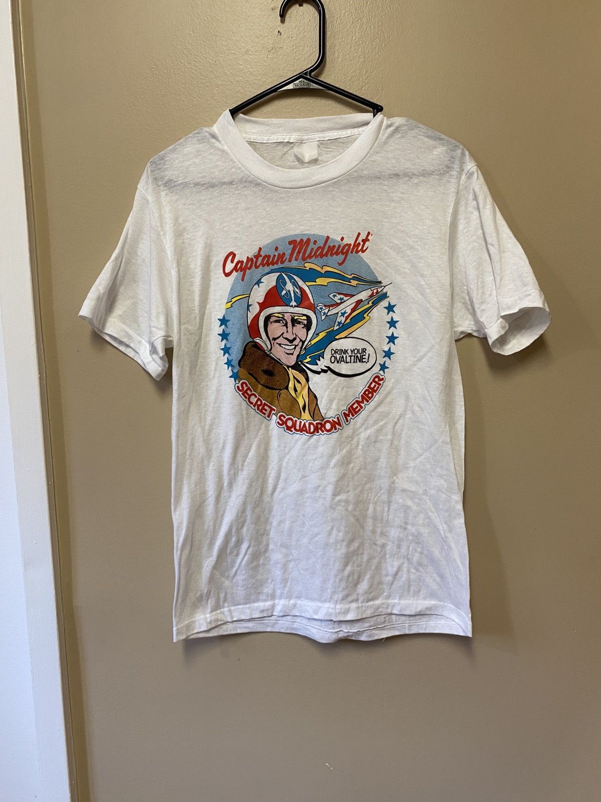 Vintage Captain Midnight Secret Squadron Member T-Shirt Size US S / EU 44-46 / 1 - 1 Thumbnail