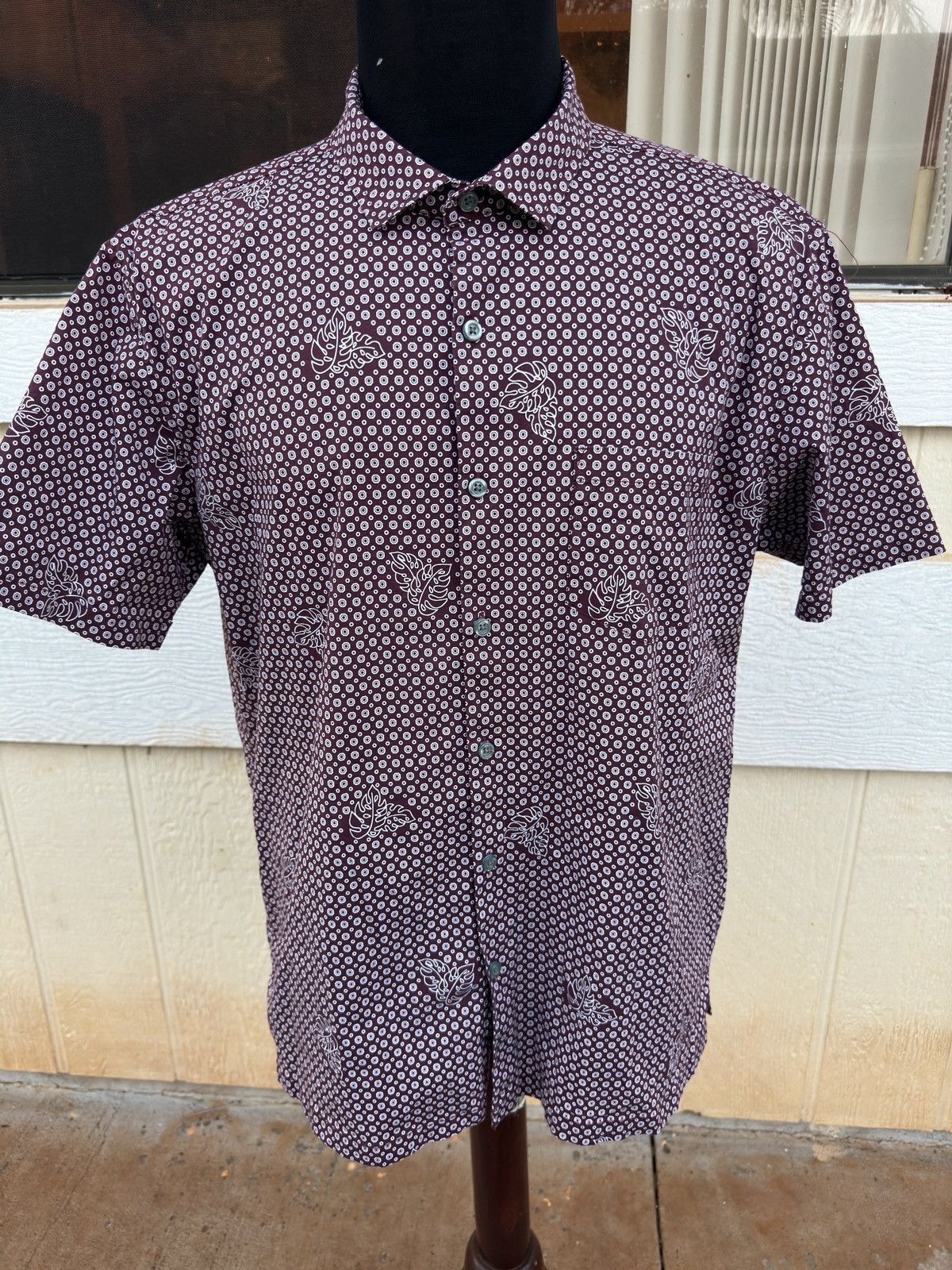Tori Richard Tori Richard Hawaiian Print Brown Full Button Men's Large Size US L / EU 52-54 / 3 - 1 Thumbnail
