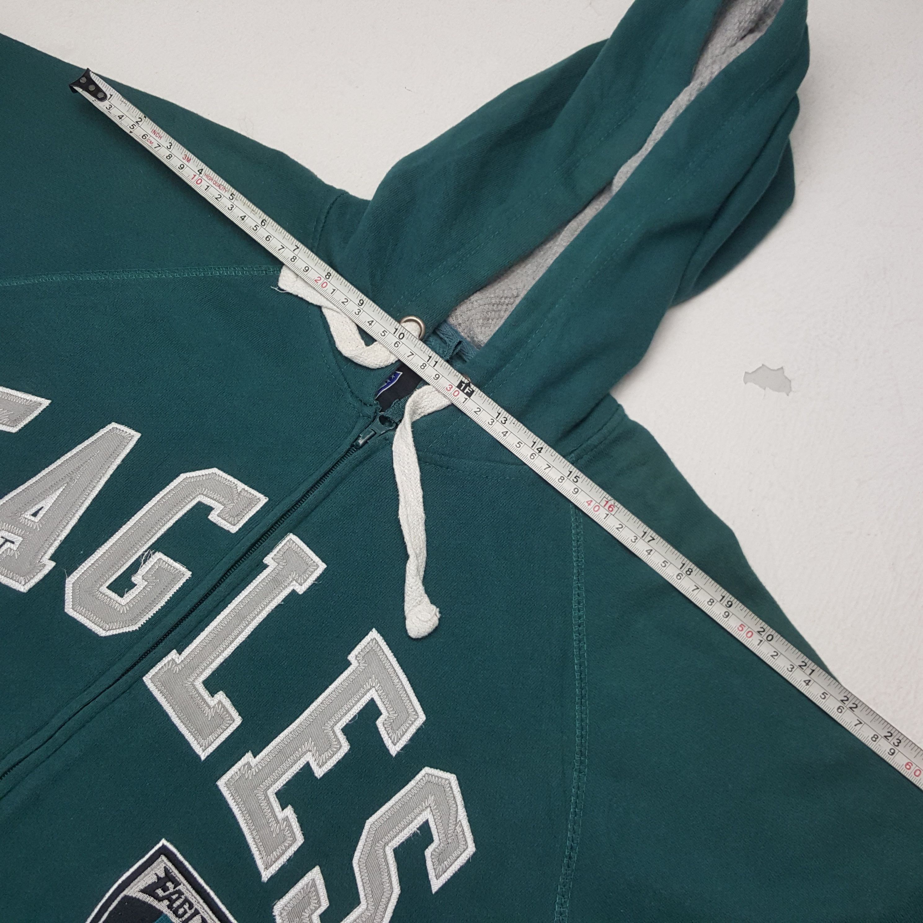 NFL × Vintage Vintage Eagles NFL Zipper Jacket Hoodies Size US L / EU 52-54 / 3 - 5 Thumbnail