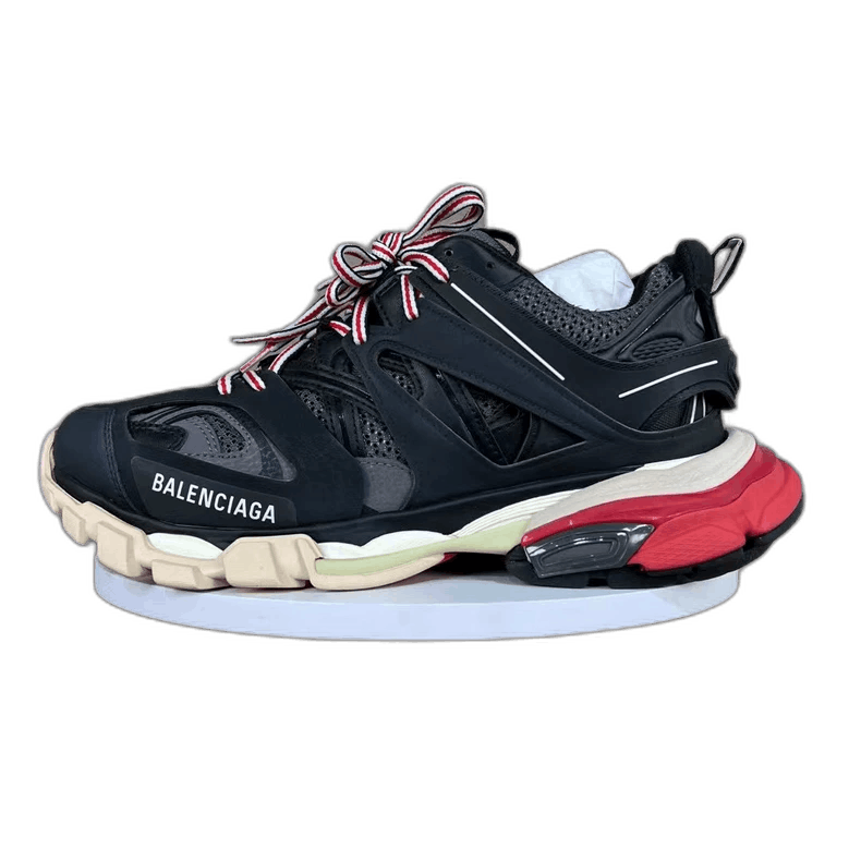 Balenciaga Balenciaga Black Red Track Dad Sneakers-yf Size US 7.5 / EU 40-41 - 1 Thumbnail