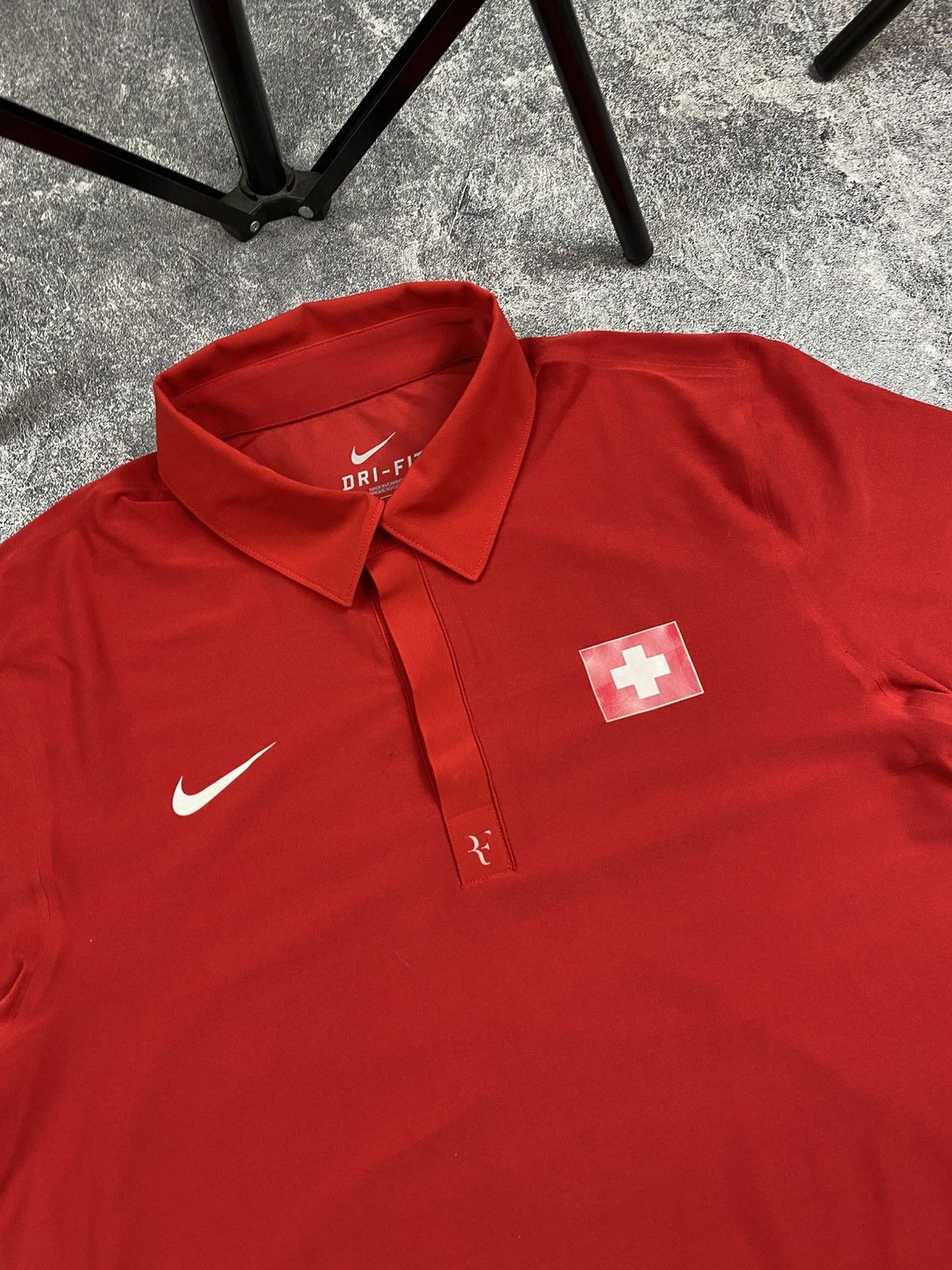 Nike Nike Roger Federer 2010 Nike Polo Shirt Top Medium M Size US M / EU 48-50 / 2 - 4 Thumbnail