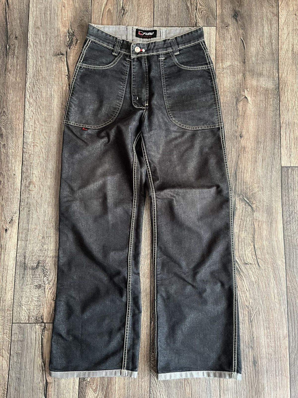 Fubu Vintage Fubu Logo Carpenter Baggy Reversible Denim Jeans Size US 30 / EU 46 - 2 Thumbnail