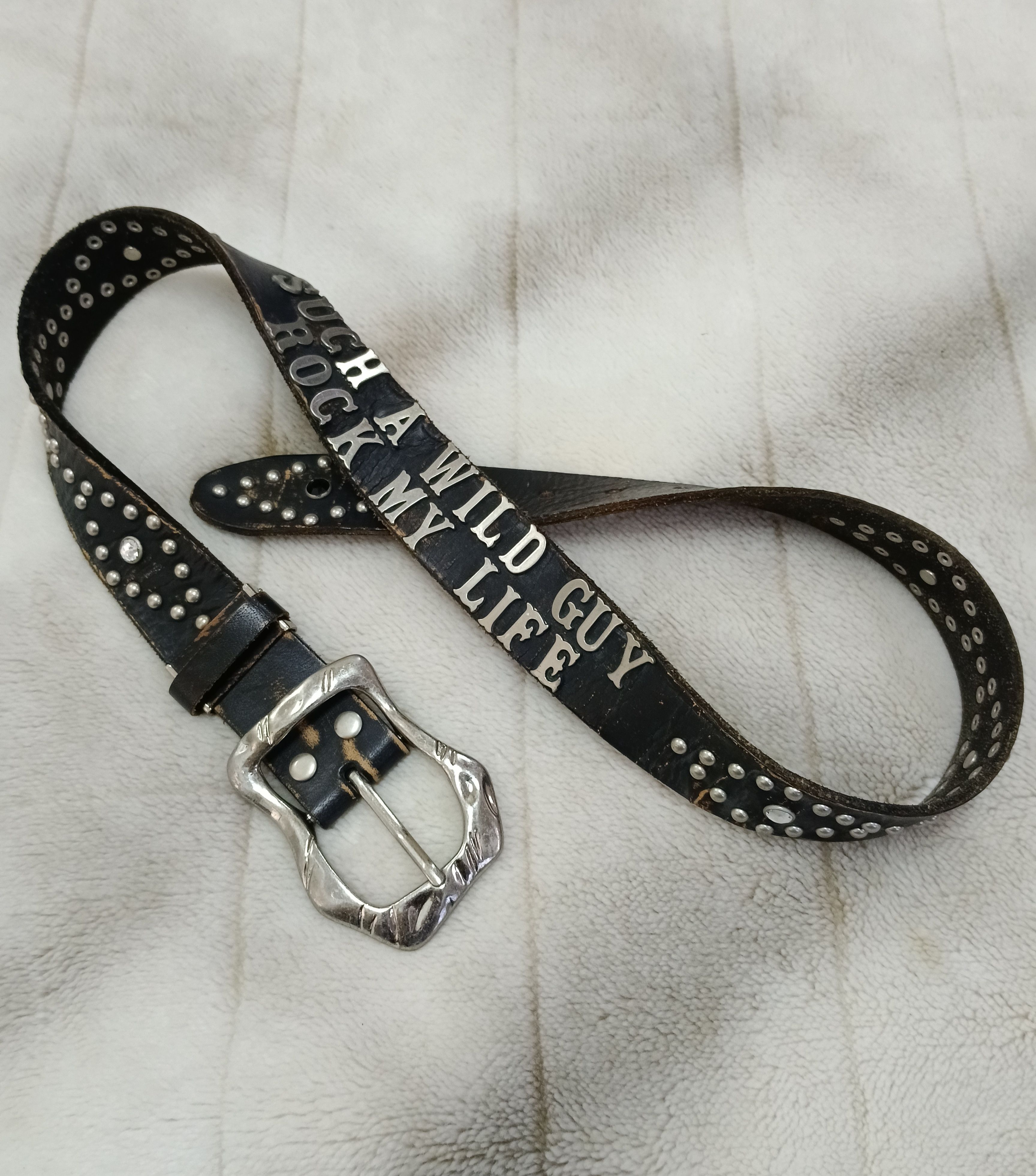 JACKROSE Jackrose Studd Such A Wild Guy Leather Belt Size ONE SIZE - 1 Thumbnail
