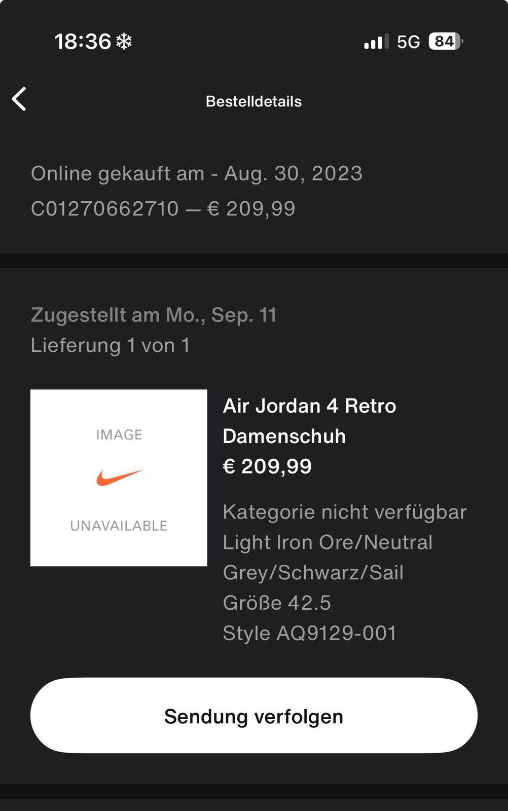 Jordan Brand Jordan 4 Retro Frozen Moments Size US 9 / EU 42 - 8 Thumbnail