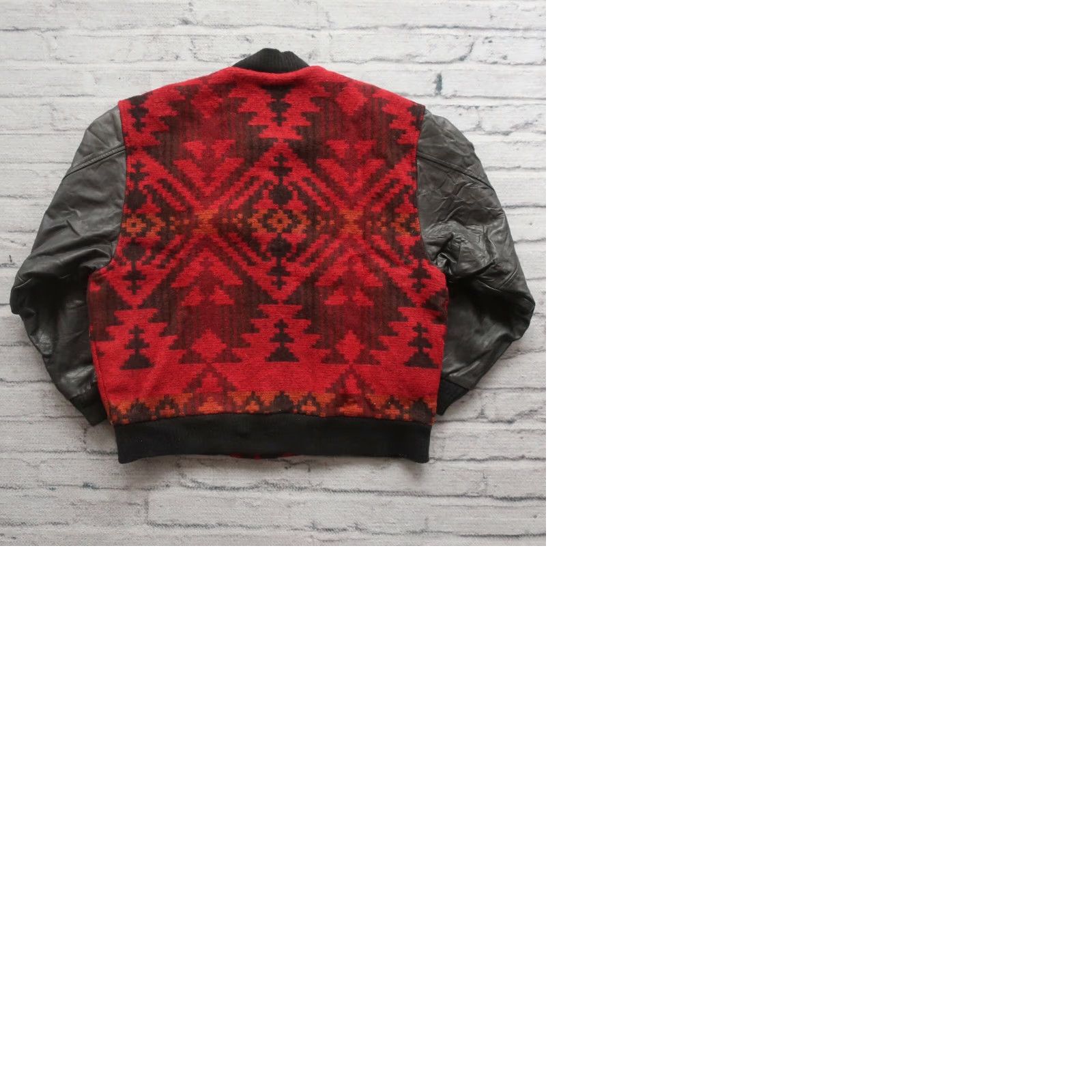Vintage Vintage Woolrich Jacket Mens Large Wool Leather Red Vintage Woolrich Native Wool Leather Jacket Size L Made in USA Size US L / EU 52-54 / 3 - 9 Thumbnail