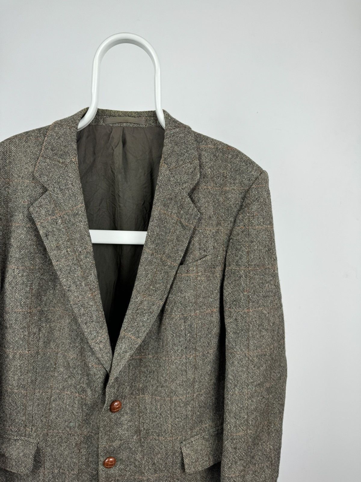 Vintage Vintage St. Michael Genuine Donegal Tweed Wool Blazer Size 44R - 2 Thumbnail