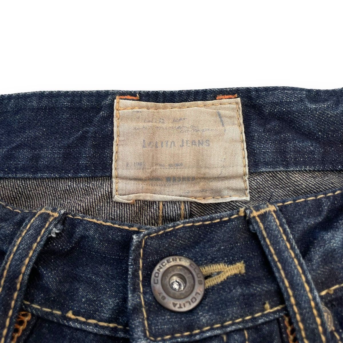 🇯🇵 VINTAGE LOLITA RUSTY WASHED BUCKLE DENIM PANTS