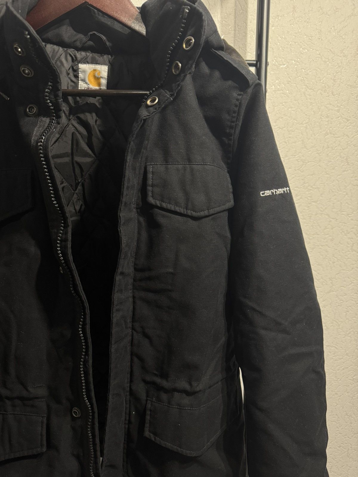 Carhartt Carhartt W’Hickman Coat Parka In Black Size M / US 6-8 / IT 42-44 - 3 Thumbnail