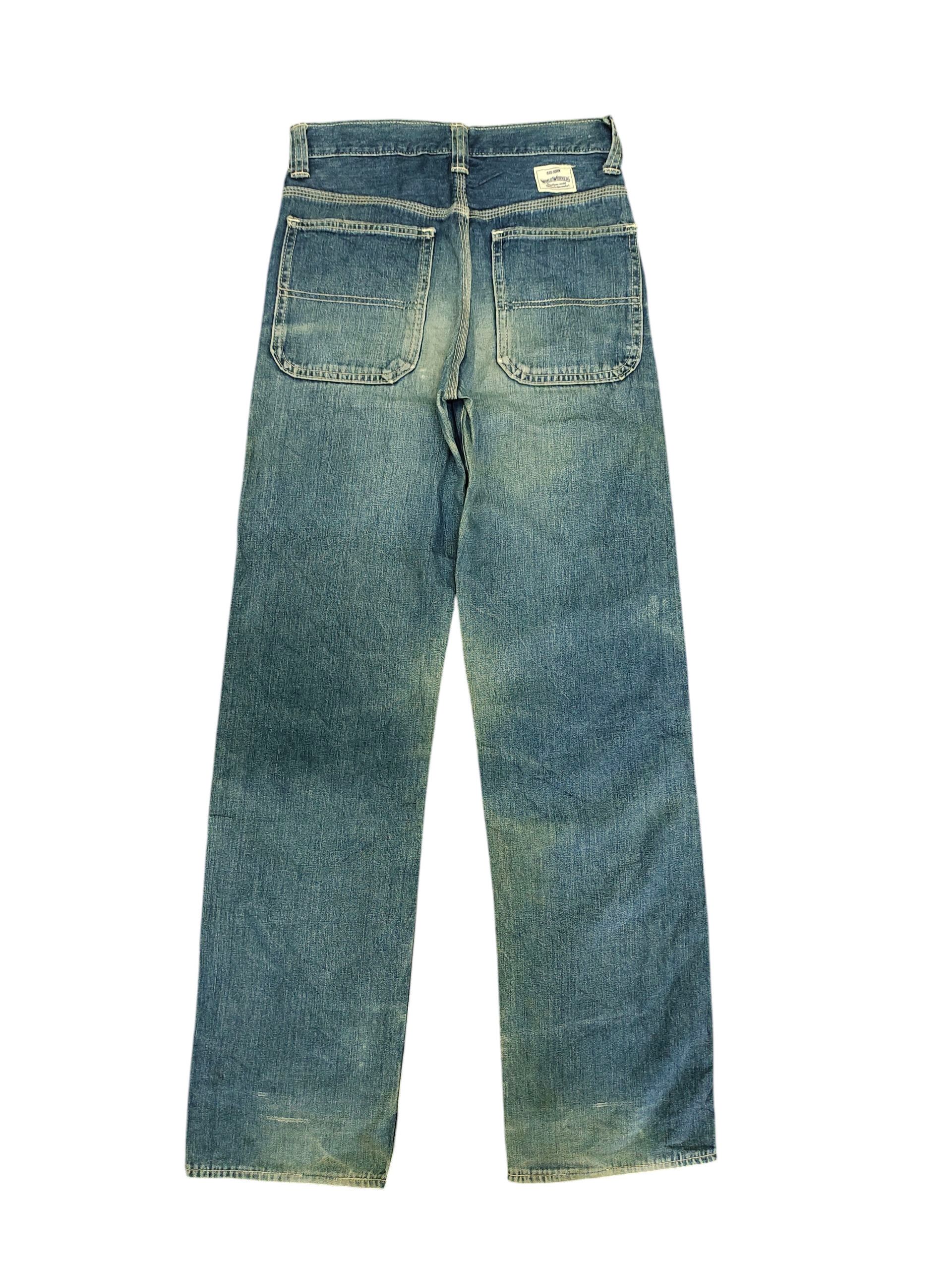 Comme des Garcons × Undercover Vintage Big John World Workers loose Denim Pants Size US 26 / EU 42 - 8 Thumbnail