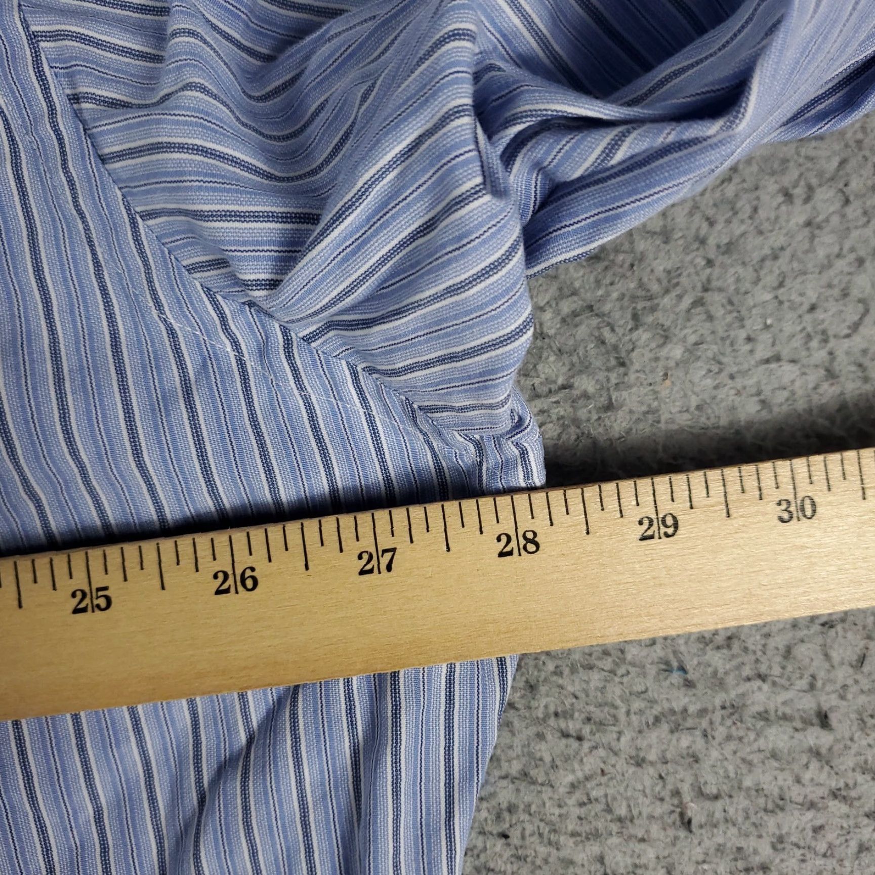 Ralph Lauren Ralph Lauren Shirt Men 2XL Blue Striped Button-Up Long Sleeve Casual Dress Shirt Size US XXL / EU 58 / 5 - 7 Thumbnail