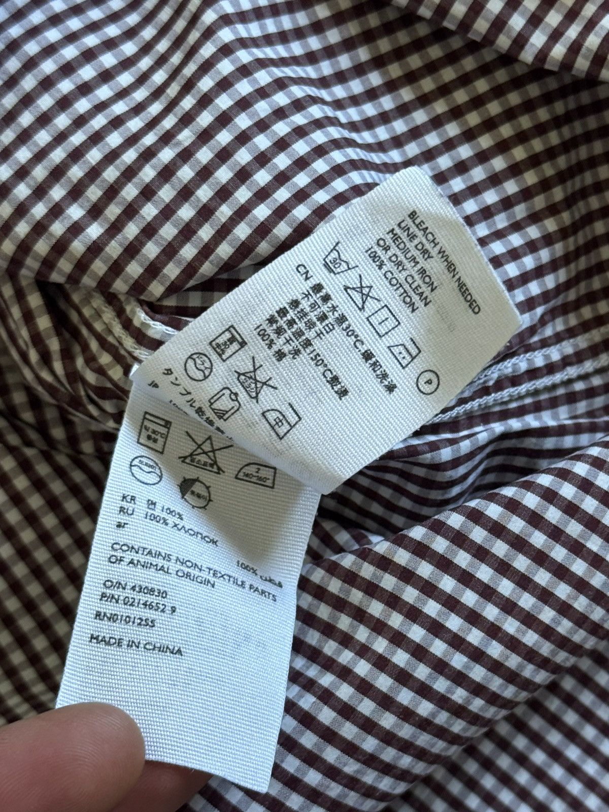 Cos COS 41EUR/US16 Checkered button up shirt long sleeve Size US S / EU 44-46 / 1 - 8 Thumbnail