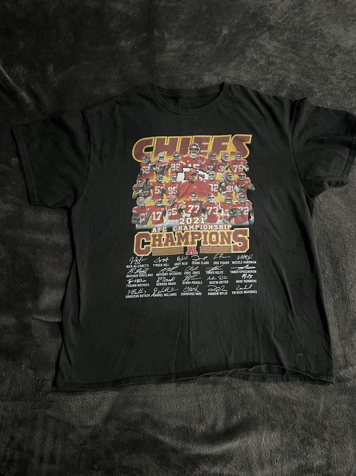 Other 2021 AFC Championship Kansas City Chiefs T Shirt Size US L / EU 52-54 / 3 - 1 Thumbnail
