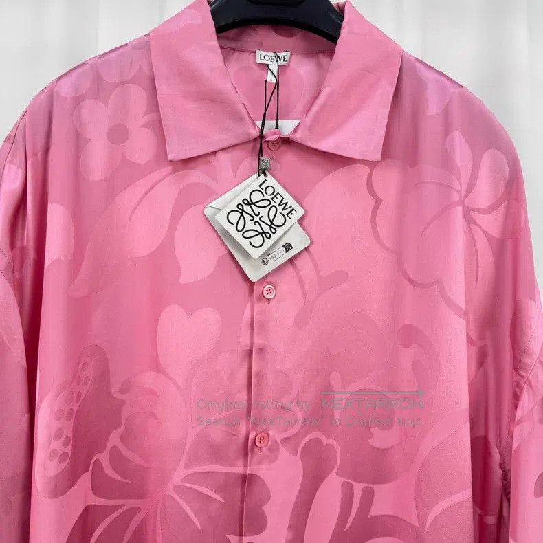 Loewe Loewe size 39 2025 Spring Summer Pink Embroidered Logo Subt Size XS / US 0-2 / IT 36-38 - 3 Thumbnail