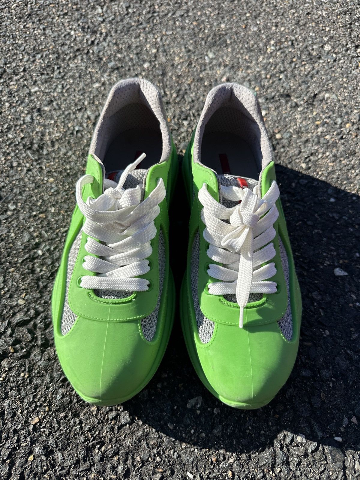 Prada Prada America’s Cup Soft Rubber Green Size US 6 / EU 39 - 14 Thumbnail