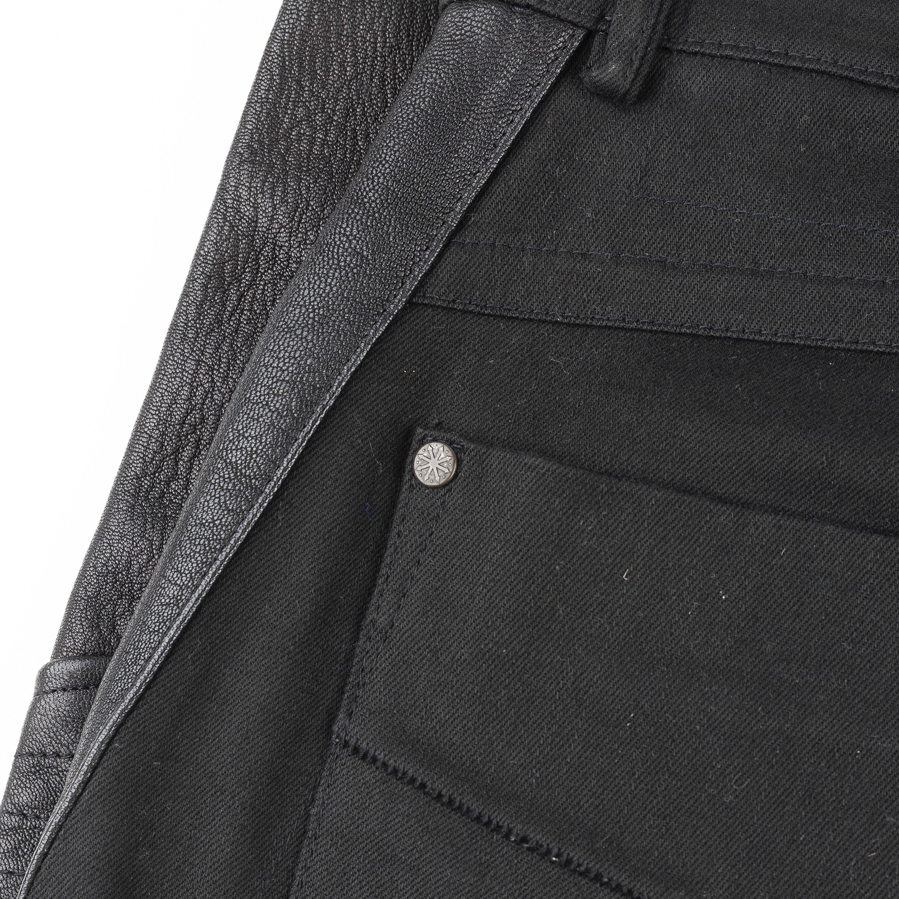 Tuesday Night Band Practice Tuesday Night Band Practice Leather Moto Black Jeans (L) Size US 32 / EU 48 - 9 Thumbnail