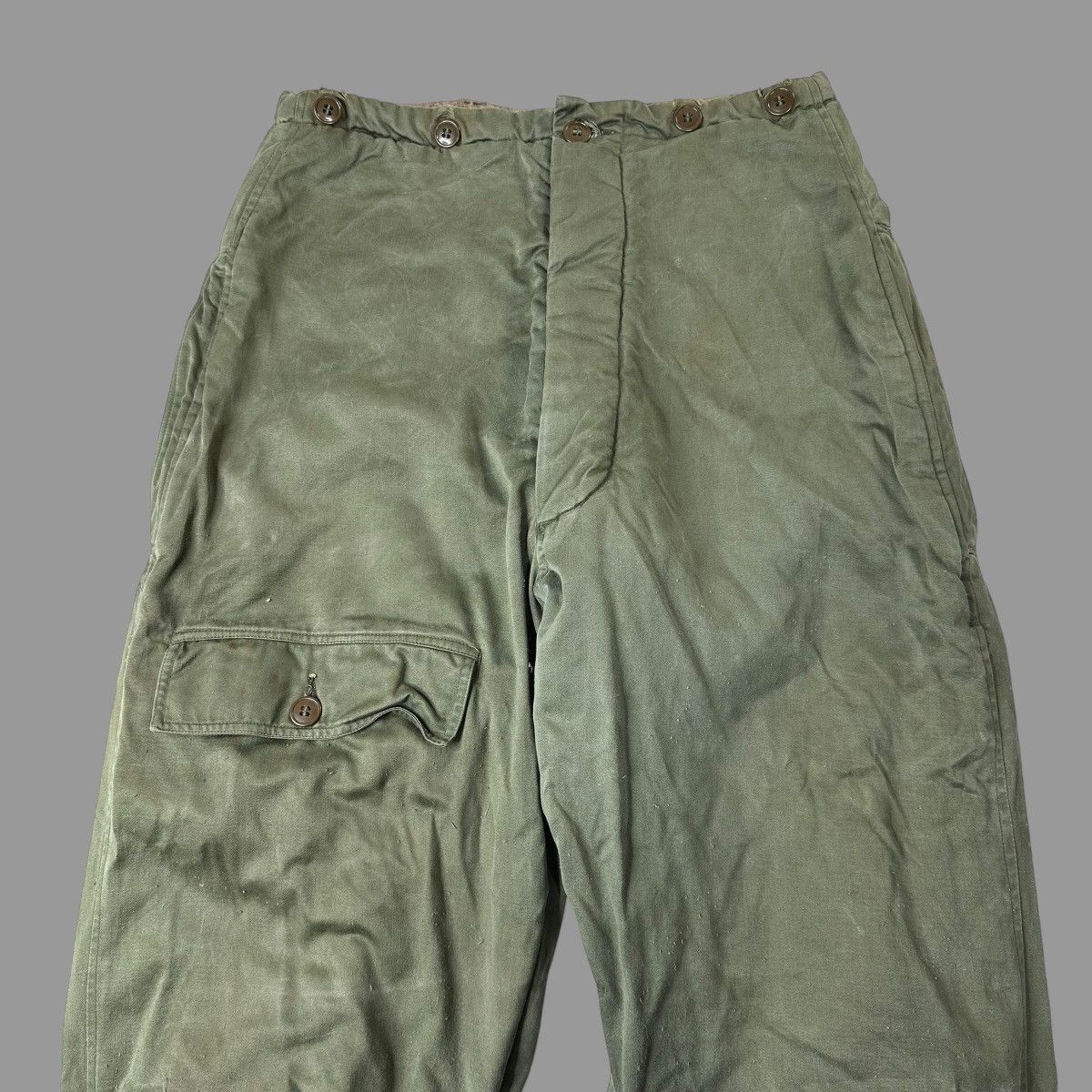 Vintage Vintage 1950s military cargo pants Size US 30 / EU 46 - 2 Thumbnail