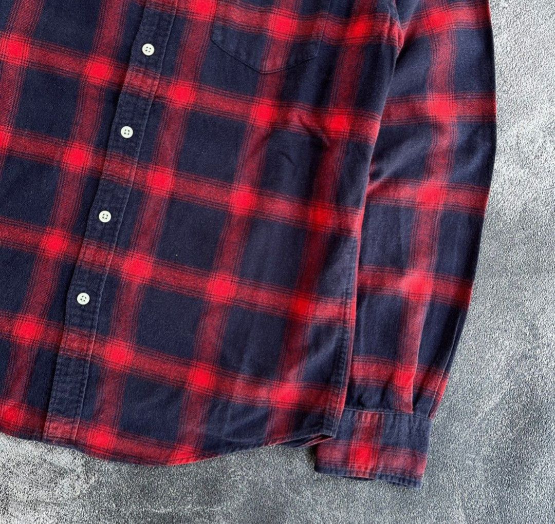 Japanese Brand GLOBAL WORK Veterano Flanel Shirt Size US L / EU 52-54 / 3 - 4 Thumbnail