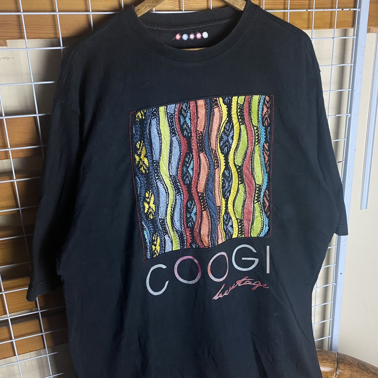 Coogi × Vintage Crazy Vintage Y2K Embroidered Coogi Rare Essential T-Shirt Size US XXL / EU 58 / 5 - 3 Thumbnail