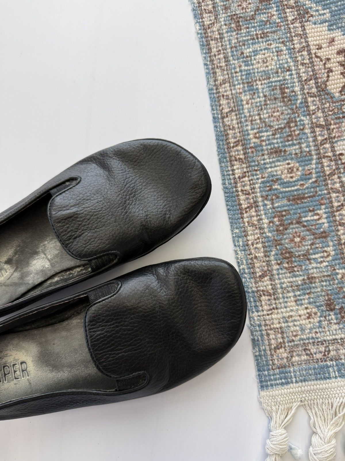 Camper Camper Avant Garde Black Leather Flag Ballet Size 40 Size US 10 / IT 40 - 8 Thumbnail