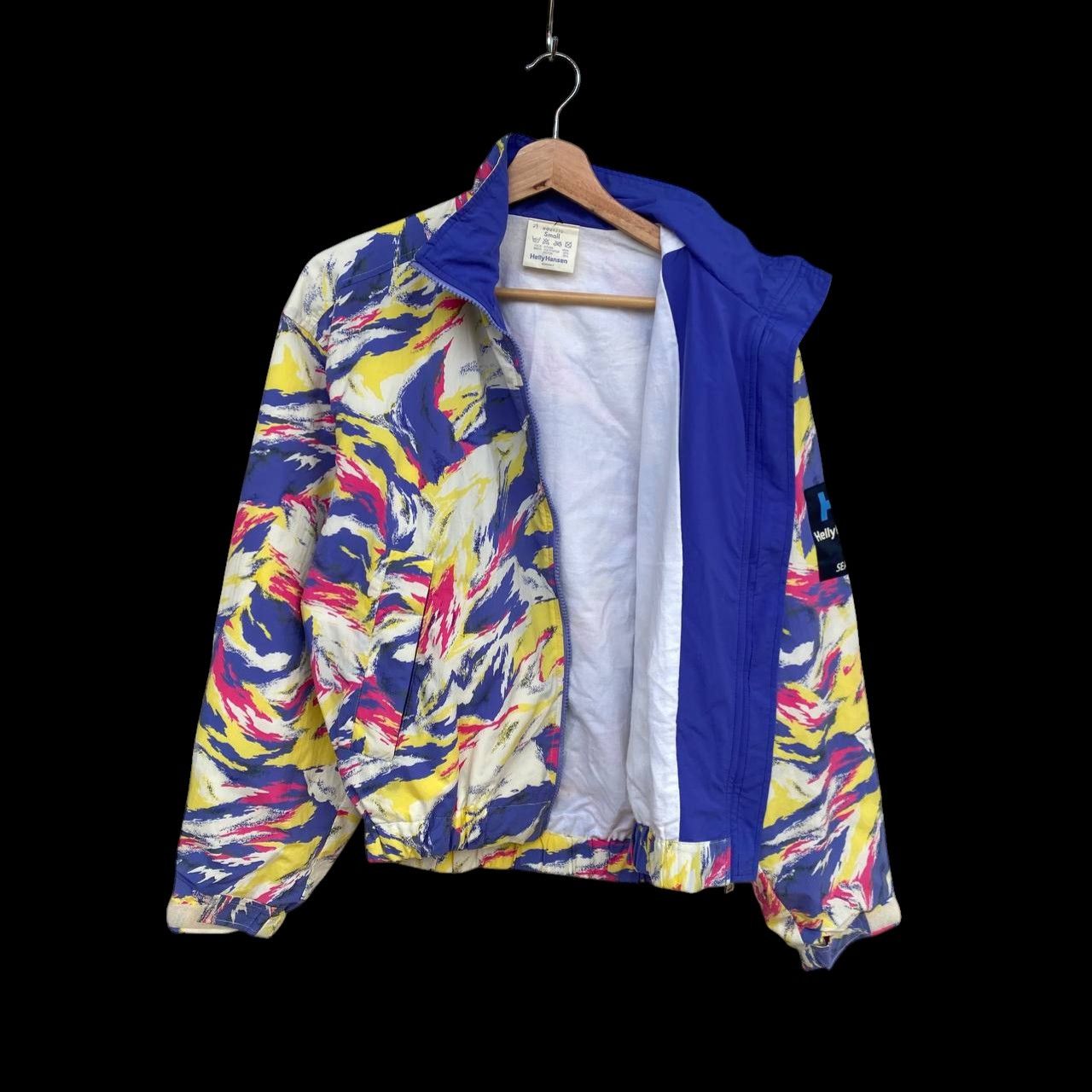 Helly Hansen Vintage 90s Helly Hansen"Sea Life"Abstract Neon Brushstroke Size US S / EU 44-46 / 1 - 9 Thumbnail